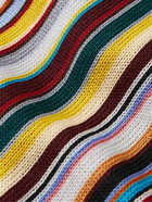 Paul Smith - Fringed Striped Wool Scarf