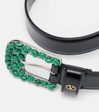 Valentino Garavani VLogo embellished leather belt