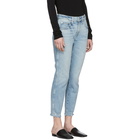 Amo Blue Stix Cropped Jeans