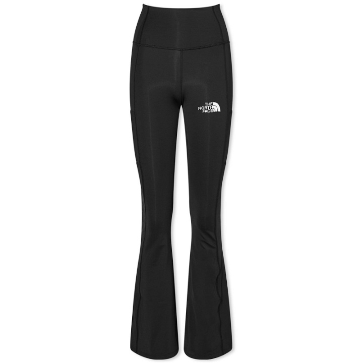 Photo: The North Face Women's Poly Knit Flared Leggings in TNF Black