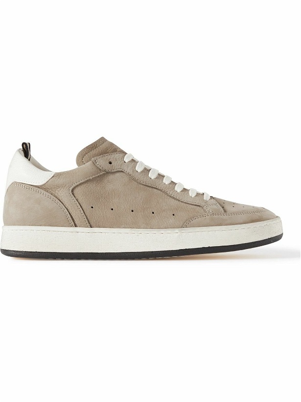 Photo: Officine Creative - Magic 002 Leather-Trimmed Nubuck Sneakers - Brown