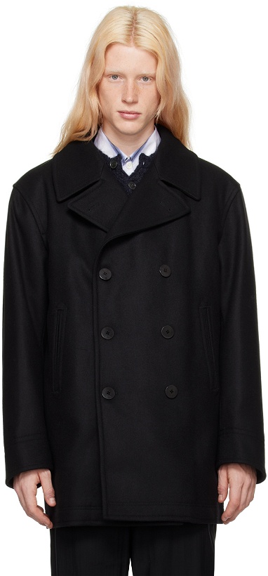 Photo: Our Legacy Black Opulent Peacoat