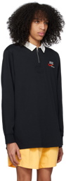 Nike Black Embroidered Polo