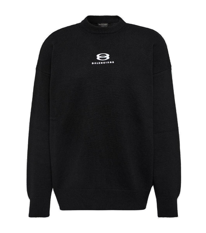 Photo: Balenciaga Logo cashmere and wool sweater