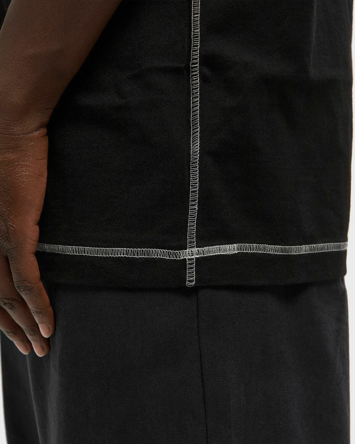 Comme des Garçons Homme TEE Black Mens Shortsleefe