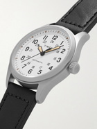 Timex - Expedition North 38mm Hand-Wound Stainless Steel and Leather Watch