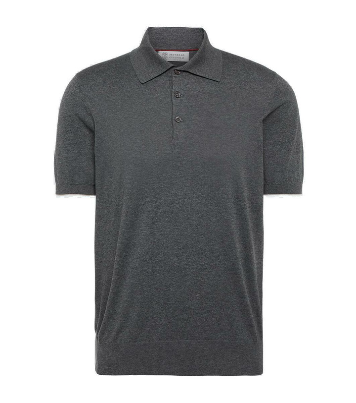 Photo: Brunello Cucinelli Cotton polo shirt