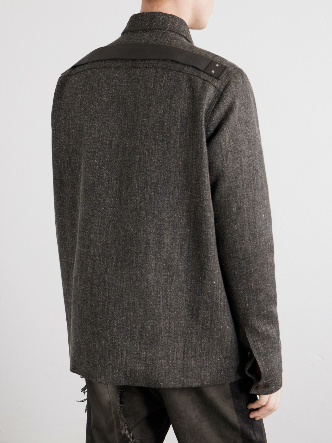 Rick Owens - Brad Wool and Linen-Blend Jacket - Gray