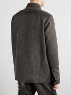 Rick Owens - Brad Wool and Linen-Blend Jacket - Gray
