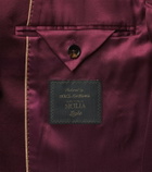 Dolce&Gabbana Cotton-blend velvet tuxedo jacket