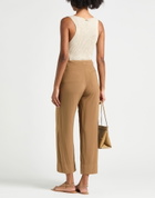 Alessia Santi Womens Pants Camel