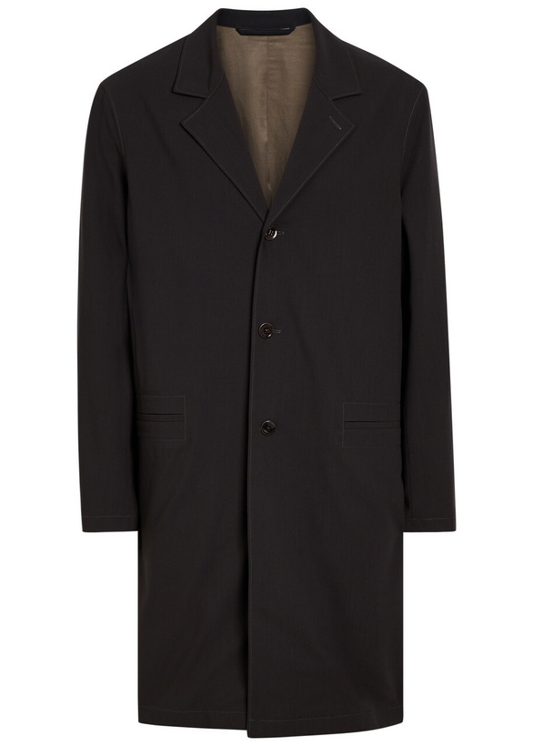 Photo: Lemaire Wool Coat Black