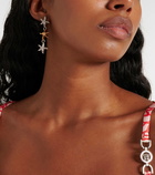 Versace Barocco Sea embellished drop earrings