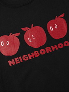 Neighborhood - Logo-Print Cotton-Jersey T-Shirt - Black