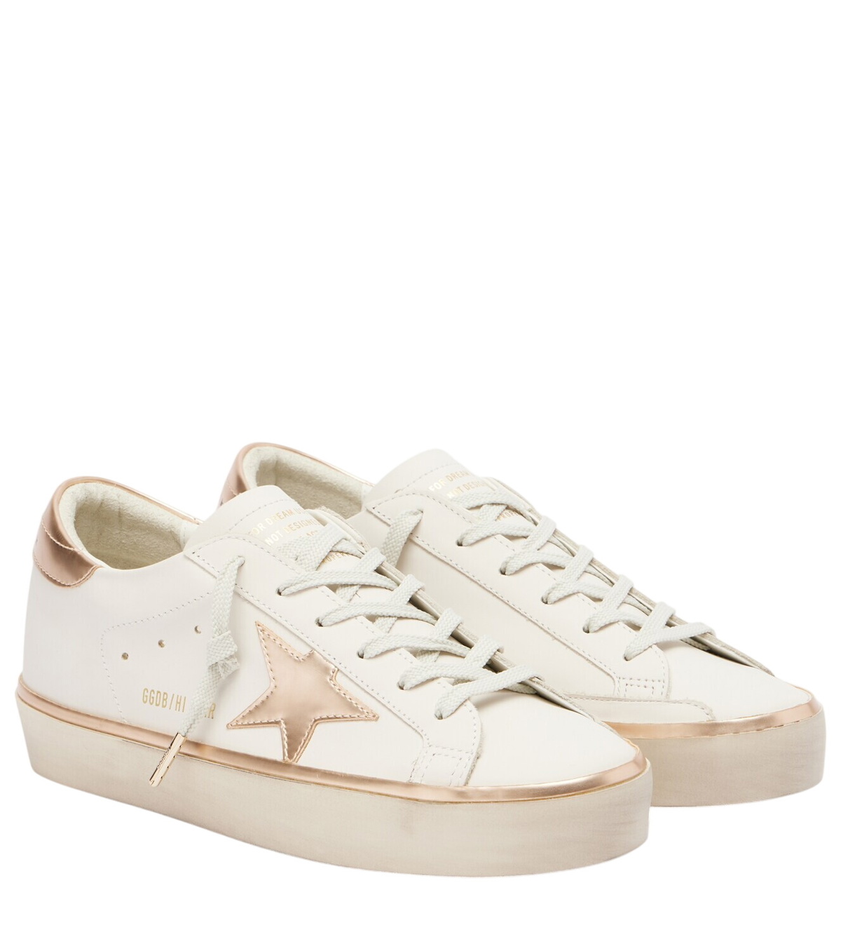 Golden Goose Super-Star Distressed Leather Sneakers Grey 37 (IT37