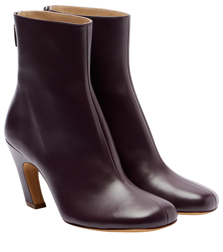 Photo: Le Monde Béryl Mica 80 leather ankle boots