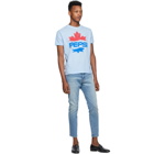 Dsquared2 Blue Pepsi Edition Dan Fit T-Shirt