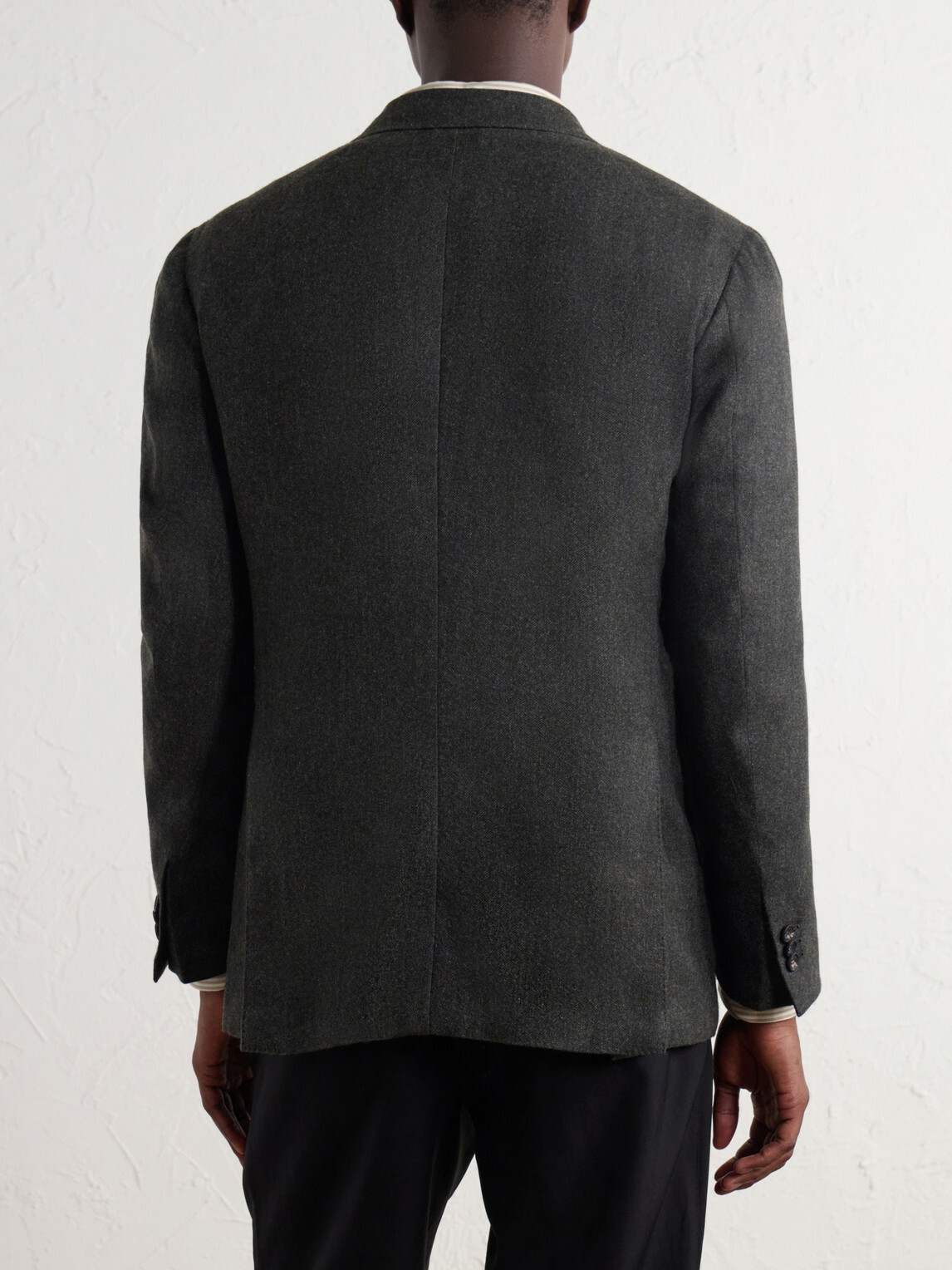 J. Mueser - Waverly Cashmere-Twill Blazer - Gray