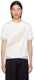 Peter Do White Slash T-Shirt