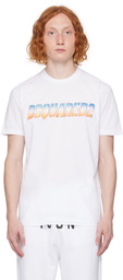 Dsquared2 White Glitter T-Shirt