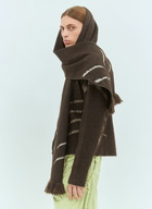 Charlie Constantinou Plated Pullover Hooded Sweater