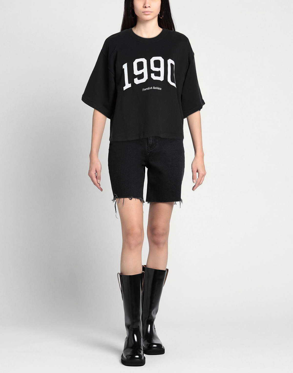 4th & Reckless Womens T-shirt in Black