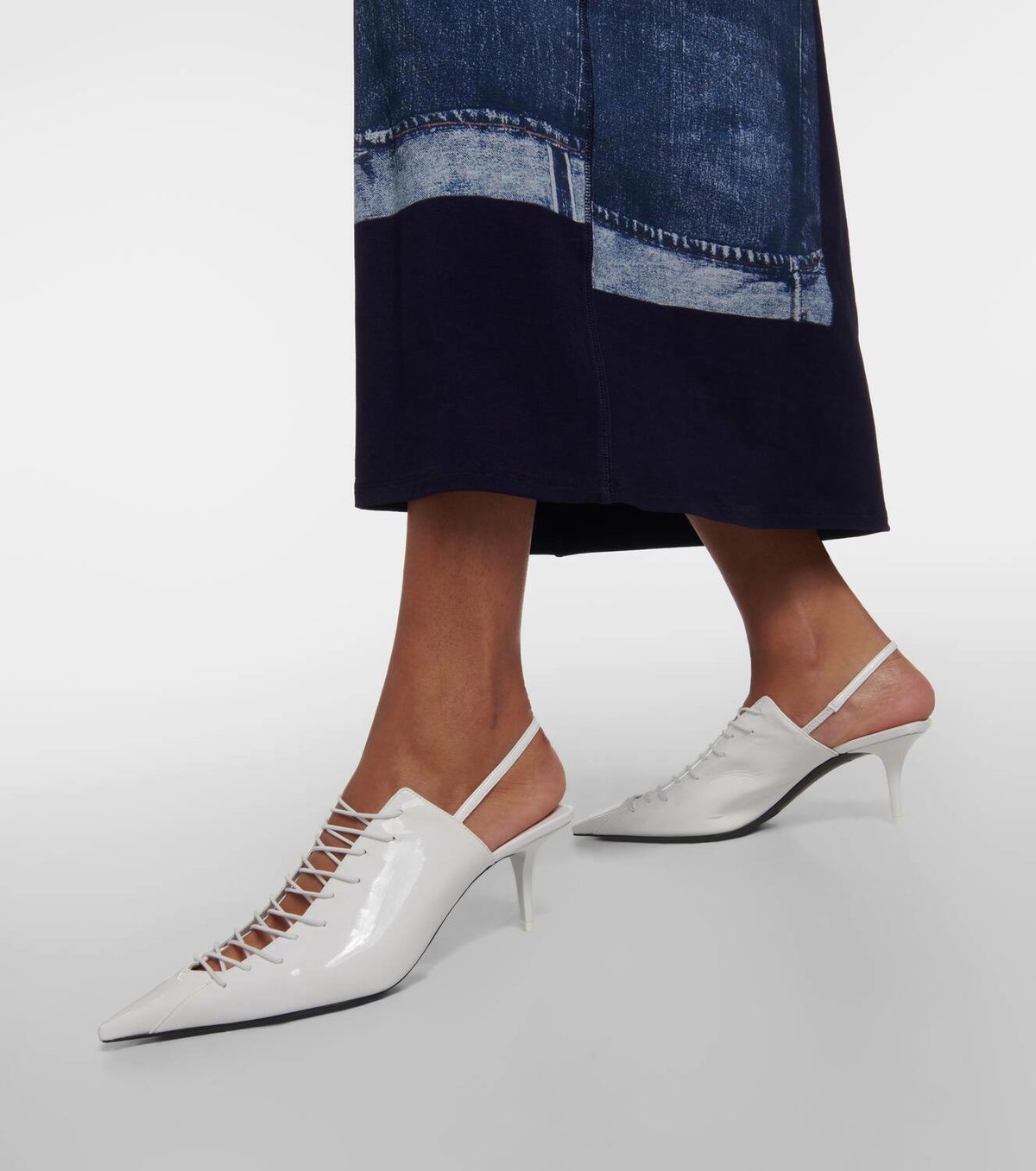 Jimmy Choo x Jean Paul Gaultier Corset leather pumps Jimmy Choo