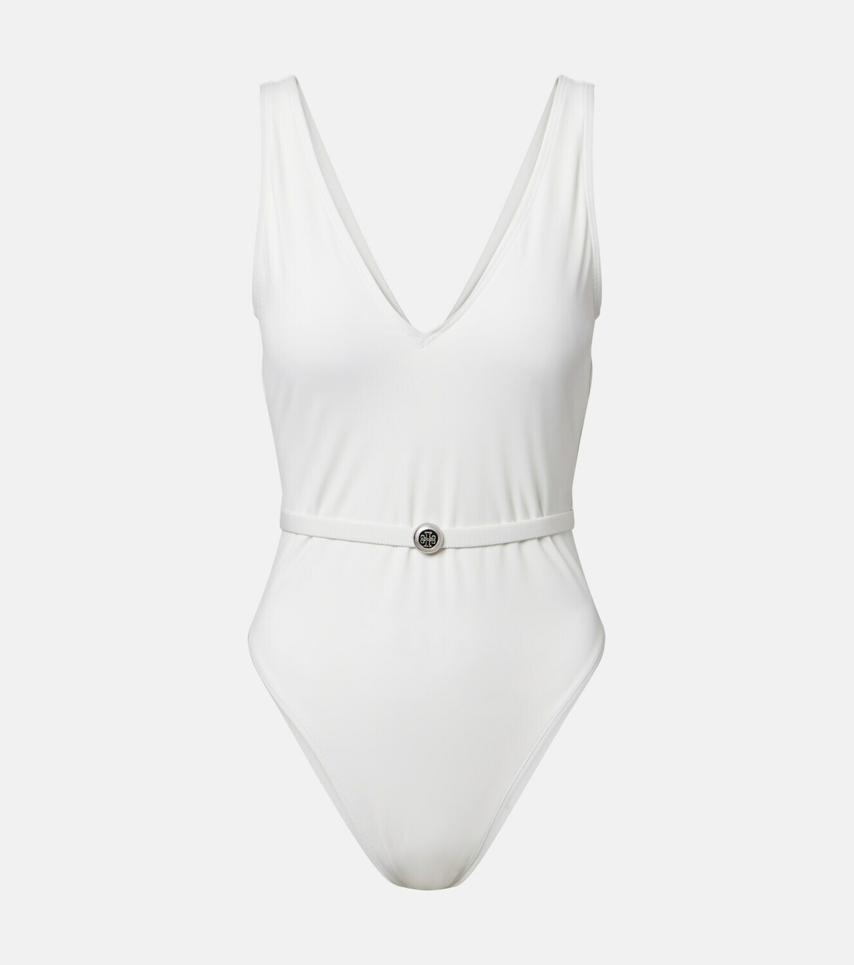Tory Burch Double T belted swimsuit