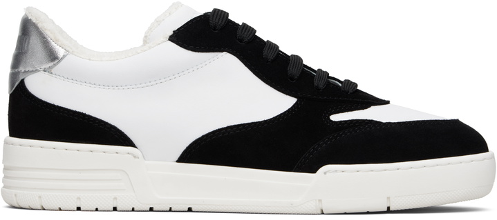 Photo: Moschino Black & White Streetball Sneakers