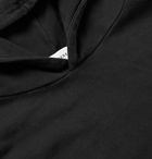 Rhude - Oversized Logo-Print Loopback Cotton-Jersey Hoodie - Black