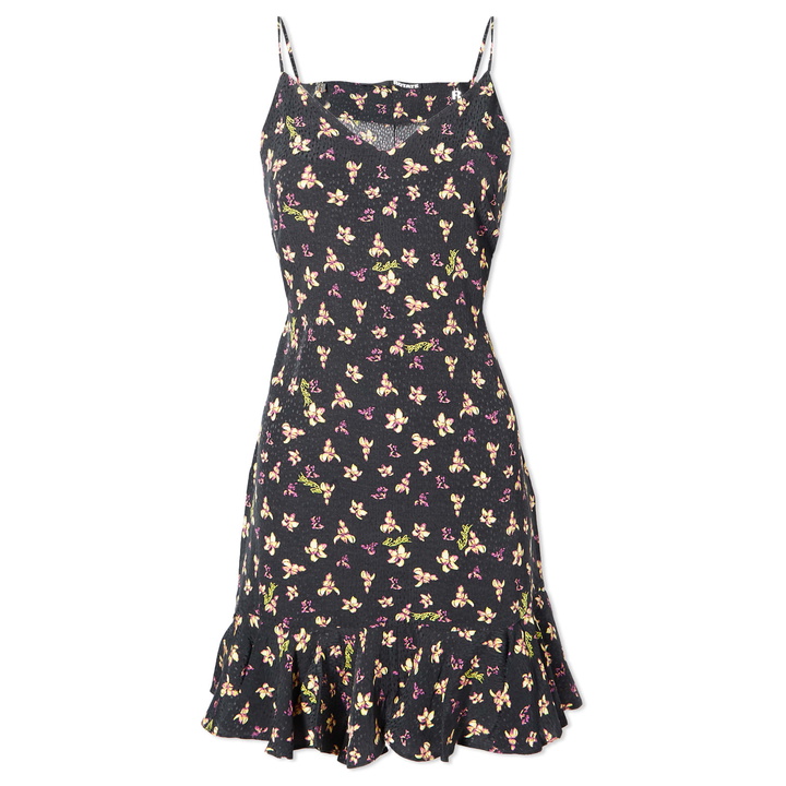 Photo: Rotate Women's Jacquard Mini Slip Dress in Tap Shoe Combi