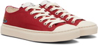 Vivienne Westwood Red Low Top Plimsoll Sneakers