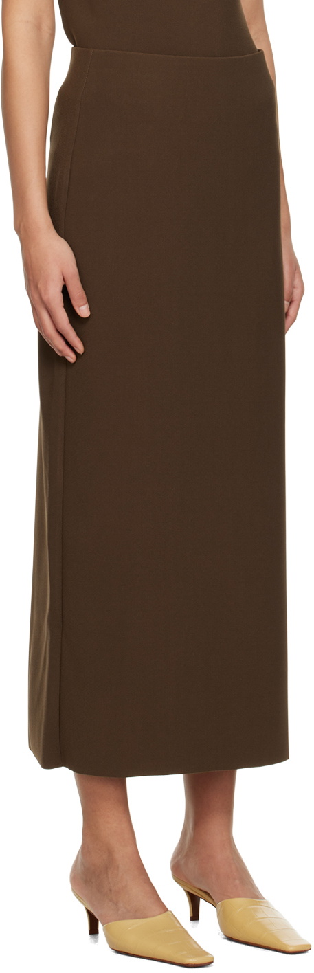 Birrot SSENSE Exclusive Brown H Maxi Skirt