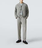Giorgio Armani Suede penny loafers