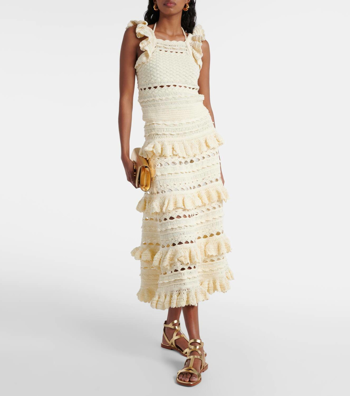 【Zimmermann】WAVERLY CROCHET MIDI SKIRT クロシェ スカート Zimmermann】WAVERLY CROCHET MIDI SKIRT クロシェ スカート