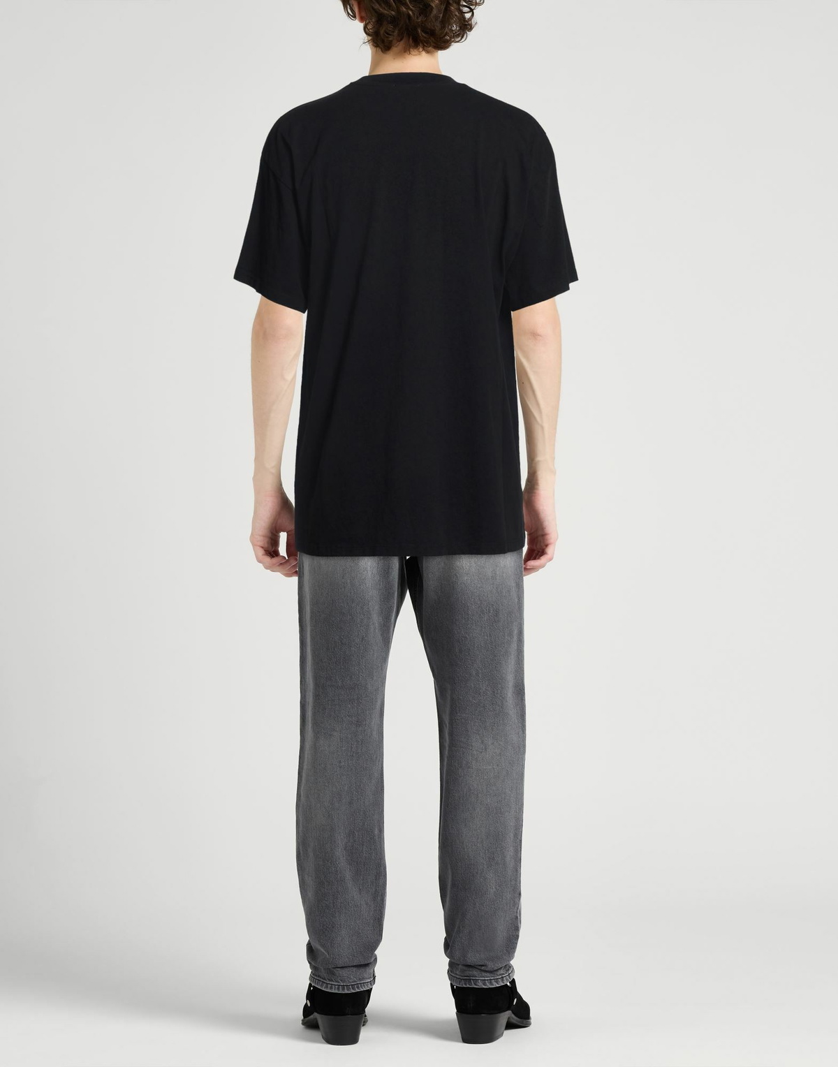 Aries Mens T-shirt in Black