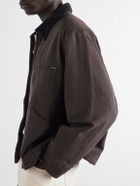 A.PRESSE - Detroit Cotton and Silk-Blend Jacket - Brown