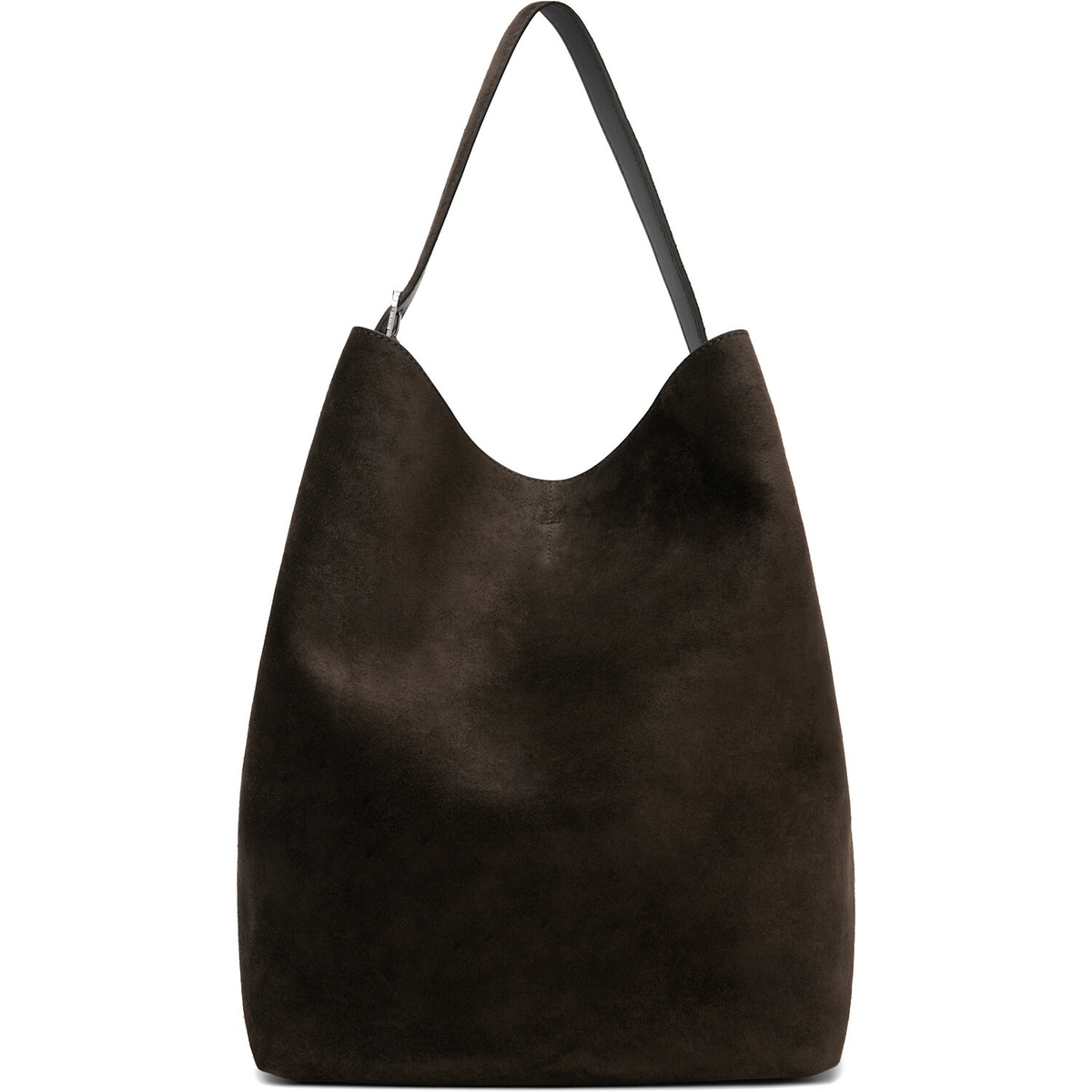 TOTEME Brown Belted Suede Tote