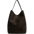 TOTEME Brown Belted Suede Tote