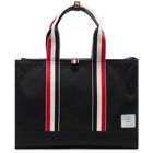 Thom Browne East West Grosgrain Strap Tote Bag