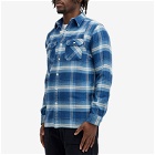 Polo Ralph Lauren Men's Check Flannel Overshirt in Blue/Cream Multi