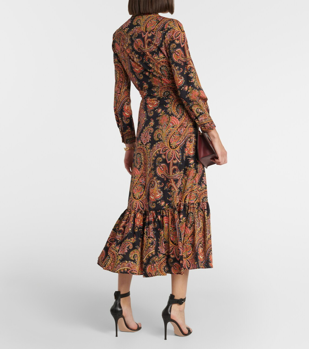 Etro Paisley cotton midi dress Etro