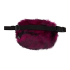 VETEMENTS Pink Fur Belt Bag