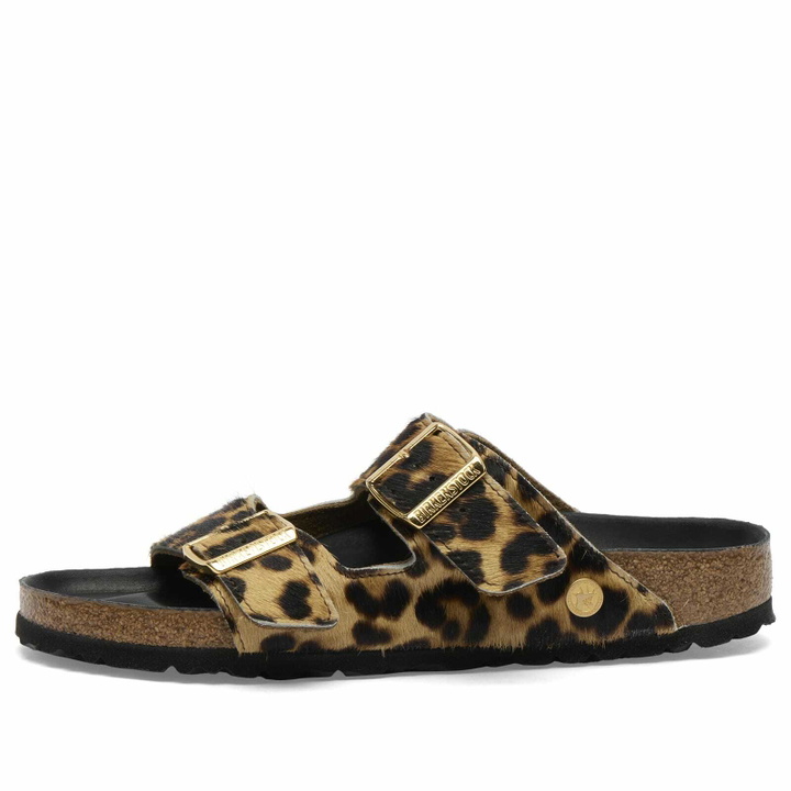 Photo: Birkenstock Women's Arizona FUR in Leo Natural