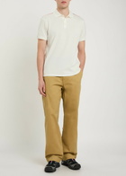 Moncler Logo-appliquéd Piqué Cotton Polo Shirt White