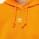 Adidas Women's Cropped Hoody in Bright Orange