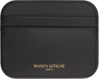 Maison Kitsuné Black Edie Card Holder