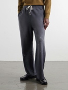 John Elliott - Straight-Leg Paint-Splattered Cotton-Jersey Drawstring Sweatpants - Gray