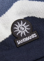 Sandbanks Striped Cotton Shorts Blue