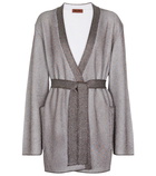 Missoni - Belted wool-blend knit cardigan